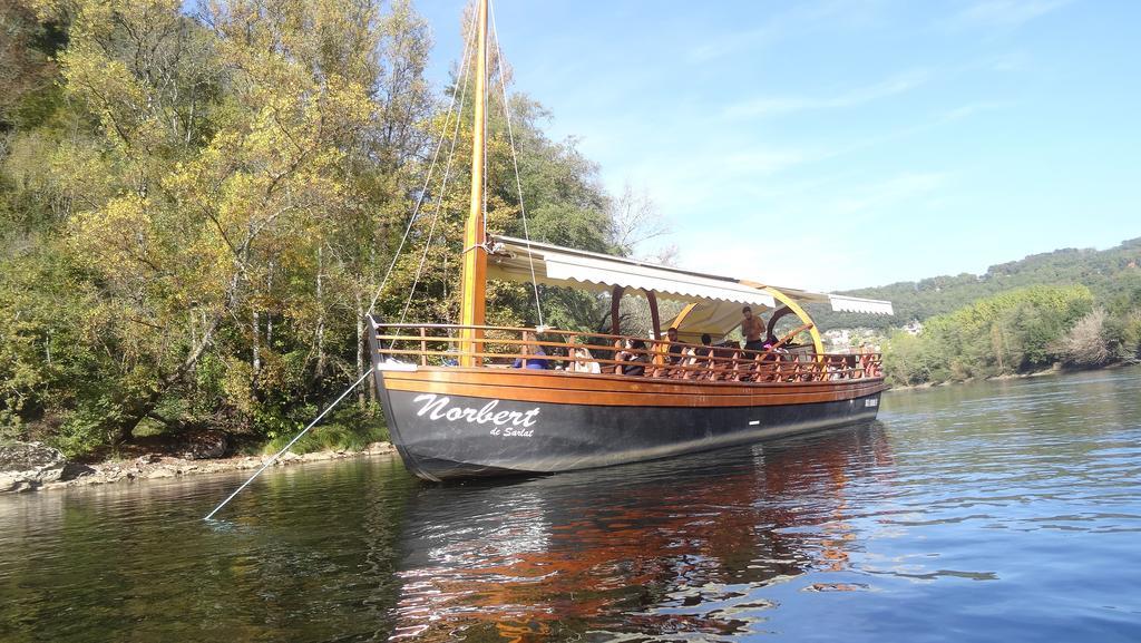 Terre D'Histoire - Baignade - Canoe - Piste Cyclable A 100 M Castelnaud La Chapelle Dış mekan fotoğraf